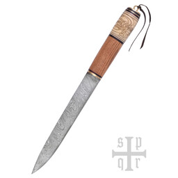 Viking seax med knude motiv, Damaskus stål - Celtic Webmerchant