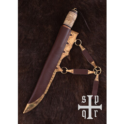 Vichingo SeaX con motivo nodo, acciaio di Damasco - Celtic Webmerchant