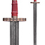 9. århundrede Viking sværd Hedeby, damaskusstål - Celtic Webmerchant