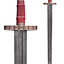 Épée Viking Haithabu, semi-forte, 9ème siècle, acier damas - Celtic Webmerchant
