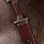 Vendel-sværd Uppsala fra 7. til 8. århundrede, messinghilt, damast - Celtic Webmerchant