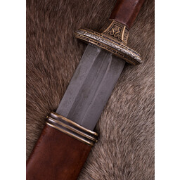 Épée Vendel Uppsala 7e-8e siècle, poignée en laiton, damast - Celtic Webmerchant