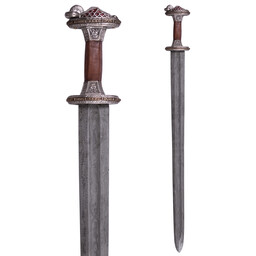Vendel miecz Uppsala na 7. 8. wiek, cynowany rękojeść, Damast - Celtic Webmerchant
