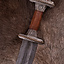 Vendel miecz Uppsala na 7. 8. wiek, cynowany rękojeść, Damast - Celtic Webmerchant