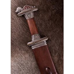 Vendelzwaard Uppsala 7de-8ste eeuw, vertind gevest, damast - Celtic Webmerchant