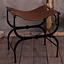 Folding chair, leather - Celtic Webmerchant