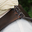 Leather torso armour with laces, brown - Celtic Webmerchant