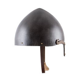 Viking Nasalhelm mit Schlangen, patiniert - Celtic Webmerchant