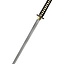 Battle-ready Ninja katana met witte Samé (bot 3 mm) - Celtic Webmerchant