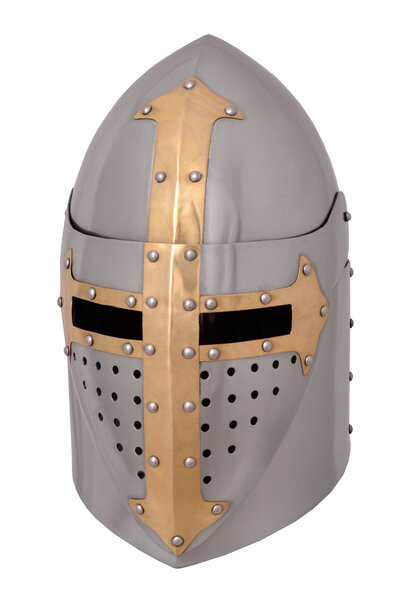 Sugarloaf Helm, met scharnierend vizier 1,6mm,gepolijst - Celtic Webmerchant