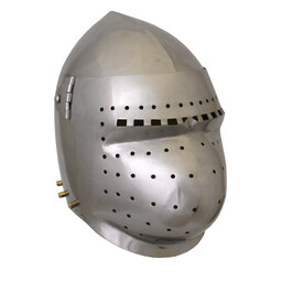 Battle-ready closed bascinet - Celtic Webmerchant