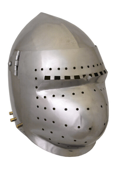 Battle-ready stängd bacinet, 2 mm - Celtic Webmerchant