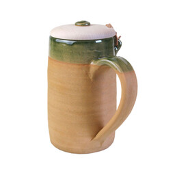 Historical Beer Mug, 0.5l with wooden cap - Celtic Webmerchant