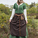 Schort Alianor, bruin - Celtic Webmerchant