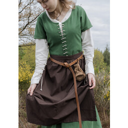 Apron Alianor, brown - Celtic Webmerchant