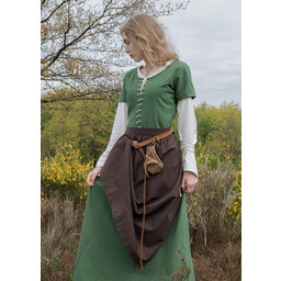 Apron Alianor, brown - Celtic Webmerchant