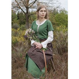 Apron Alianor, brown - Celtic Webmerchant