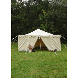 tienda medieval Herold 6 x 6 m, natural - Celtic Webmerchant