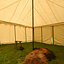 Medeltids tält Herold 6 x 6 m, naturlig - Celtic Webmerchant