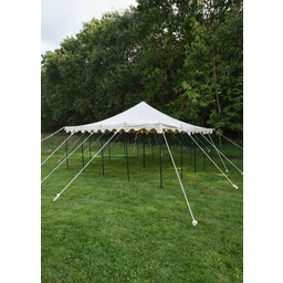 Medieval tent Herold 6 x 6 m, natural - Celtic Webmerchant