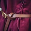 Brown leather belt 2 cm - Celtic Webmerchant