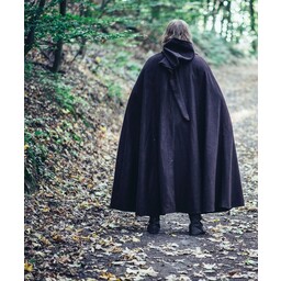 Medieval cloak with hood, brown - Celtic Webmerchant