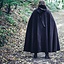 Medieval cloak with hood, brown - Celtic Webmerchant