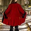 Cappotto pirata in velluto, nero-rosso - Celtic Webmerchant
