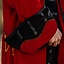 Cappotto pirata in velluto, nero-rosso - Celtic Webmerchant