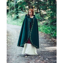 Wool cloak Ceridwen, green - Celtic Webmerchant