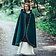 Leonardo Carbone Wool cloak Ceridwen, green - Celtic Webmerchant