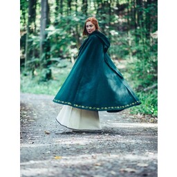 manteau de laine Ceridwen, vert - Celtic Webmerchant