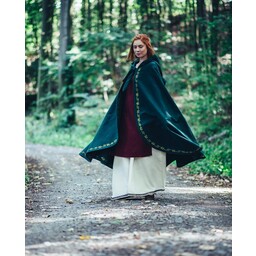 manteau de laine Ceridwen, vert - Celtic Webmerchant