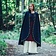 Leonardo Carbone Wool cloak Ceridwen, blue - Celtic Webmerchant