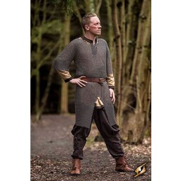 Hauberk with split, short sleeves, unriveted 9 mm - Celtic Webmerchant