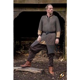 Hauberk with split, short sleeves, unriveted 9 mm - Celtic Webmerchant