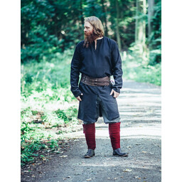 Long Viking tunic Hvitserk, black - Celtic Webmerchant