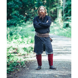 Long Viking tunic Hvitserk, black - Celtic Webmerchant