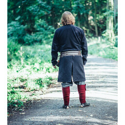 Lange Wikinger Tunika Hvitserk, schwarz - Celtic Webmerchant