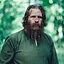Long Viking tunic Hvitserk, green - Celtic Webmerchant