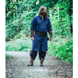 Long Viking tunic Hvitserk, blue - Celtic Webmerchant