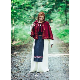 Wool chaperon Runa, red - Celtic Webmerchant