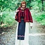 Wool chaperon Runa, red - Celtic Webmerchant