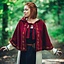 Wool chaperon Runa, red - Celtic Webmerchant