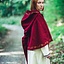 Wool chaperon Runa, red - Celtic Webmerchant