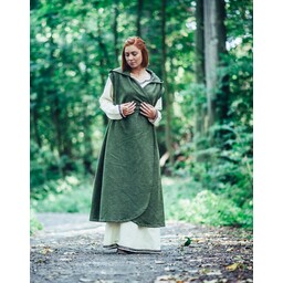 Wrap kjole Thyra, grøn - Celtic Webmerchant
