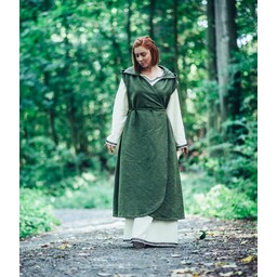 Wrap dress Thyra, green - Celtic Webmerchant