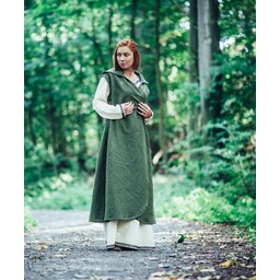 Wrap kjole Thyra, grøn - Celtic Webmerchant