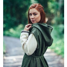 Robe cache-cœur Thyra, vert - Celtic Webmerchant