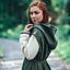 Wrap dress Thyra, green - Celtic Webmerchant